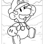 super mario and luigi coloring pages_5288