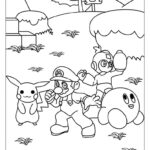 super smash bros ultimate coloring pages peach