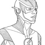 the flash coloring pages cw_4384