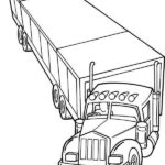 tractor trailer truck coloring pages_1490