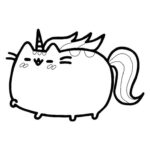 unicorn pusheen cat coloring pages_1611