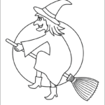 witch coloring pages preschool_2657