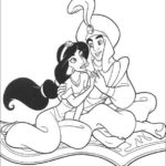 aladdin and jasmine coloring pages_2037