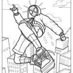 black and white coloring pages miles morales_7382