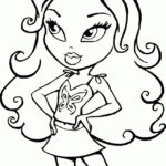 bratz coloring pages head_1119