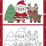 christmas color pages for kids_3700
