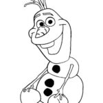 coloring pages olaf_2546