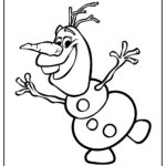 disney frozen christmas coloring pages for kids_7269