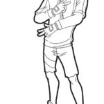 fortnite soccer skin coloring pages_7639