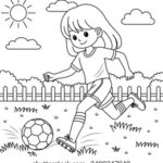 girls soccer coloring pages_4275