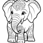 kid mandala coloring pages printable_8871