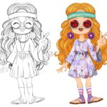 lol omg dolls coloring pages