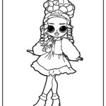 lol surprise omg dolls coloring pages printable