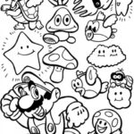 mario brothers coloring pages free_4969