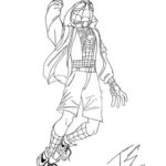 mile morales coloring page_2649