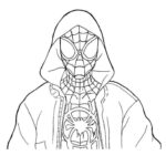 miles morales spiderman coloring pages free printable_8535