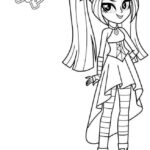 my little pony equestria girls coloring page free_5082