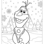 olaf full coloring pages_4032