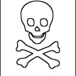 pirate skulls and bones coloring page_7568