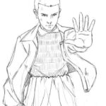 printable coloring pages stranger things_4324