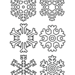 snowflake coloring page detailed_1241