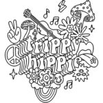 stoner hippie coloring pages_2118