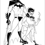 batman robin coloring pages teen titans_7259