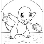 charmander color pages_1009