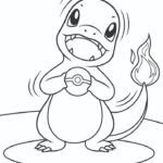 charmander coloring page pokemon coloring page