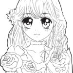 cute chibi food girl coloring pages_8835