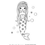 cute girl drawings to color pages print_4803