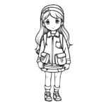 detail coloring pages for girls_7478