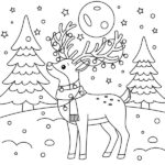 free printable kids christmas coloring pages_8866