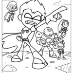 free teen titans go coloring pages_6852