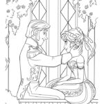frozen coloring pages anna and hans_2997