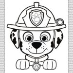 marshalls paw patrol coloring page_8073
