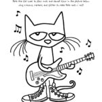 pete the cat rocking in school shoes coloring page_1995
