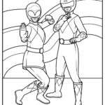 pink power ranger coloring pages