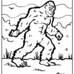 printable abominable snowman from goosebumps coloring pages_7176