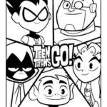 printable coloring pages teen titans_9506