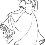 reproducible snow white fairytale coloring page_2753
