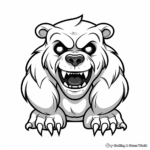 skeleton teddy bear coloring pages_2280