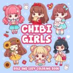 cute little girl coloring pages kawaii bff