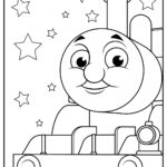 thomas the train coloring pages to print