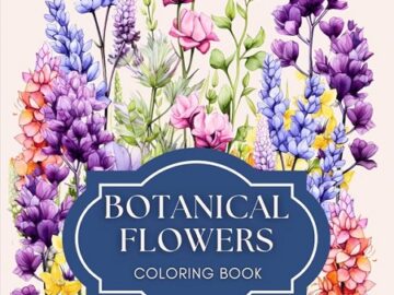 Botanical Flower Coloring Pages