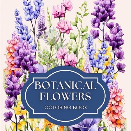 Botanical Flower Coloring Pages